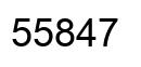 Número 55847 imagen negro