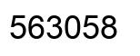 Número 563058 imagen negro