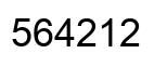 Número 564212 imagen negro