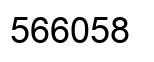 Number 566058 black image