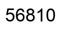 Número 56810 imagen negro