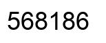 Number 568186 black image
