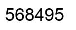 Número 568495 imagen negro