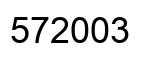 Número 572003 imagen negro