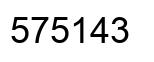Número 575143 imagen negro