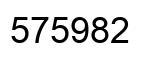 Número 575982 imagen negro