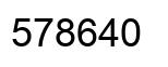Number 578640 black image