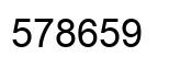 Número 578659 imagen negro