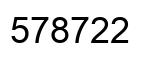 Número 578722 imagen negro