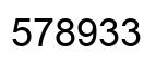 Número 578933 imagen negro