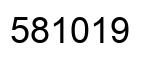 Número 581019 imagen negro
