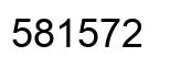 Número 581572 imagen negro