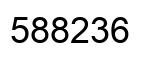 Número 588236 imagen negro