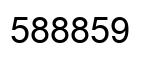 Number 588859 black image