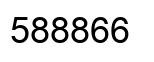 Number 588866 black image