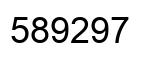 Number 589297 black image