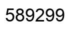 Número 589299 imagen negro