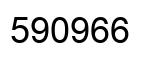 Number 590966 black image