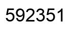 Número 592351 imagen negro