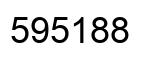 Number 595188 black image