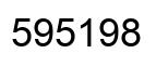 Number 595198 black image