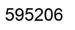 Number 595206 black image