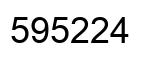 Número 595224 imagen negro