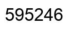 Número 595246 imagen negro