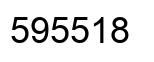 Number 595518 black image