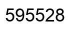 Number 595528 black image