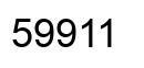 Número 59911 imagen negro