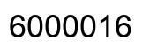Number 6000016 black image