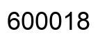 Number 600018 black image