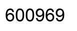 Number 600969 black image