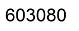 Número 603080 imagen negro