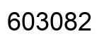 Número 603082 imagen negro