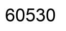 Número 60530 imagen negro