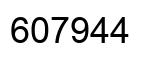 Número 607944 imagen negro