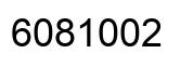 Número 6081002 imagen negro