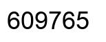 Número 609765 imagen negro