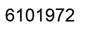 Número 6101972 imagen negro