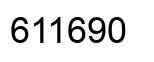 Number 611690 black image