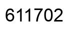 Number 611702 black image