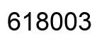 Número 618003 imagen negro