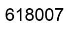 Number 618007 black image