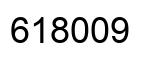 Number 618009 black image