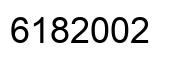 Number 6182002 black image