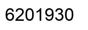 Number 6201930 black image