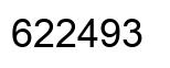 Número 622493 imagen negro