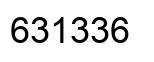 Número 631336 imagen negro